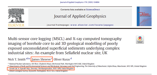 英国Geotek技术应用于冰川地层特征化的课题探究(图1)